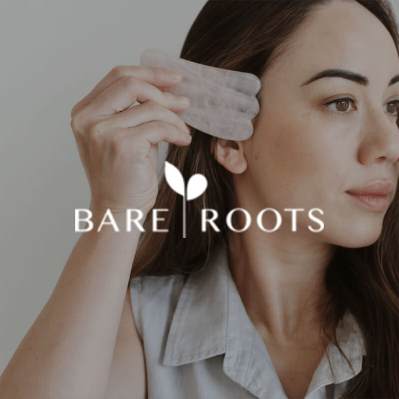 Bare Roots Gua Sha and Face Roller Lotus Wellbeing and Beauty Nundah Brisbane